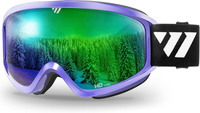 ISTON Ski Goggles - OTG Snow/Snowboard Goggles for Men, Women & Youth - 100% UV Protection W1 - Image 1